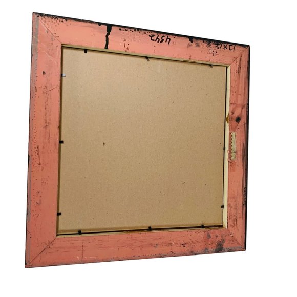 VTG Egypt Art Print By Richard Henson 16"x16" Framed Giza Ship Wall Art - Picture 2 of 9